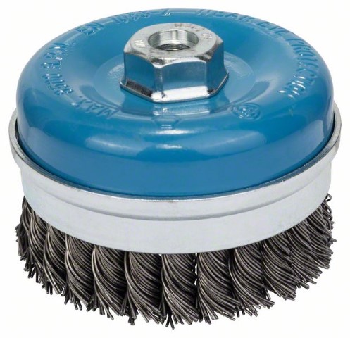 BOSCH WIRE CUP BRUSH HEAVY FOR METAL 100 MM X 0.8 MM M14 